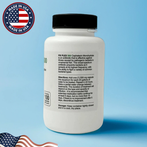 Fish Flex 500mg 100 Capsules – Bacterial Infection Treatment